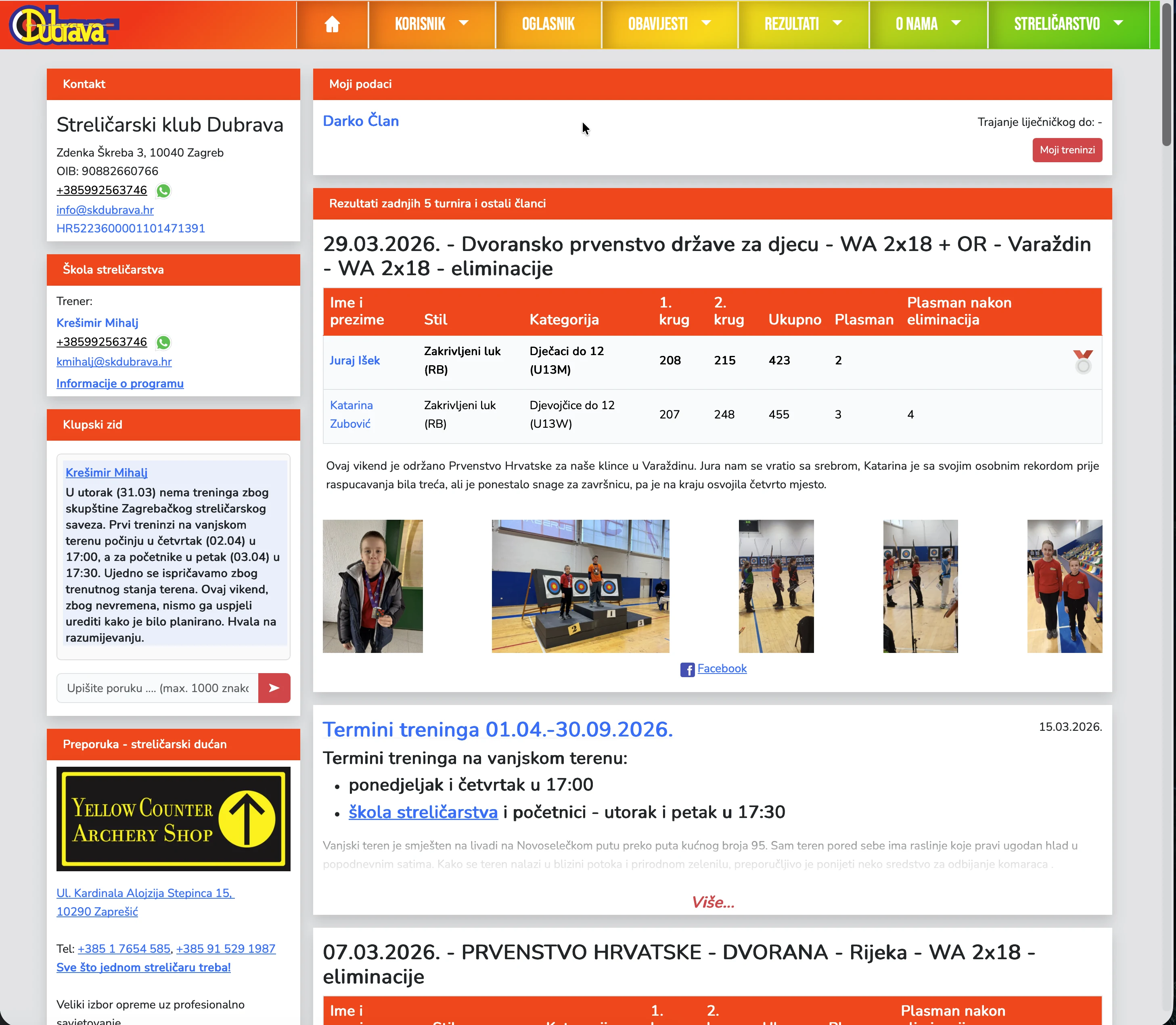 06. Prijavljeni kao član