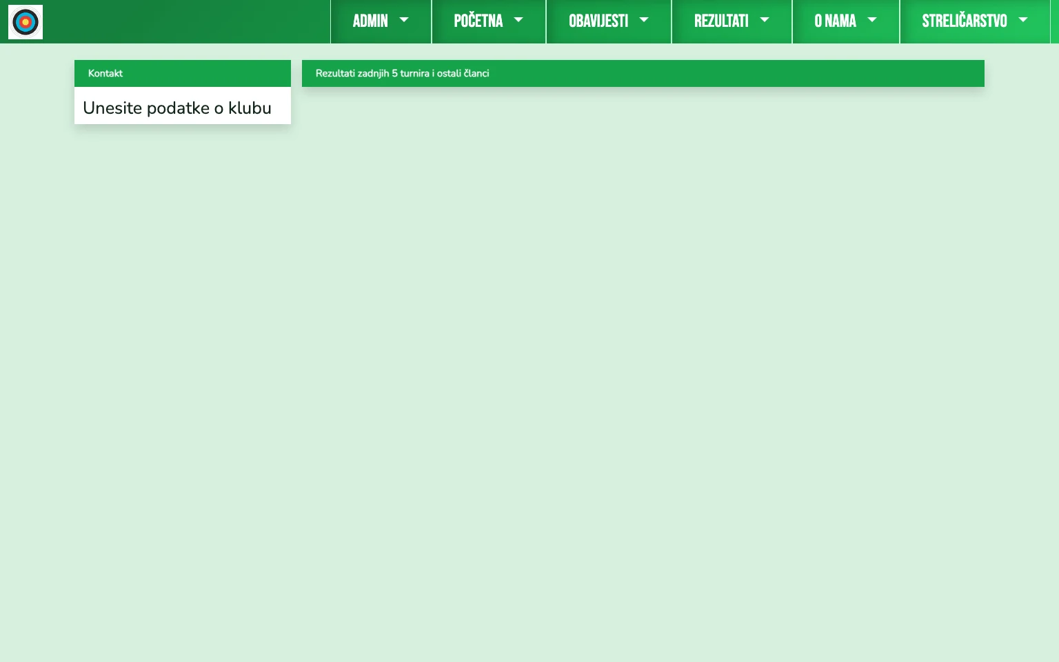 Novi admin prijavljen